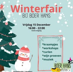 Winterfair bij Boer Hans    Molen de Valk doet mee!  Kom meegenieten.